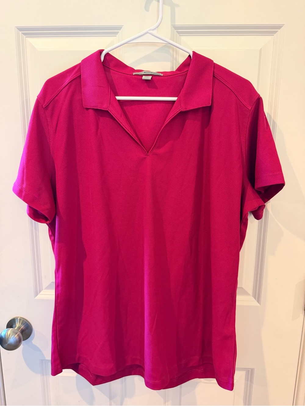 Port Authority Pink Polo Size 2XL